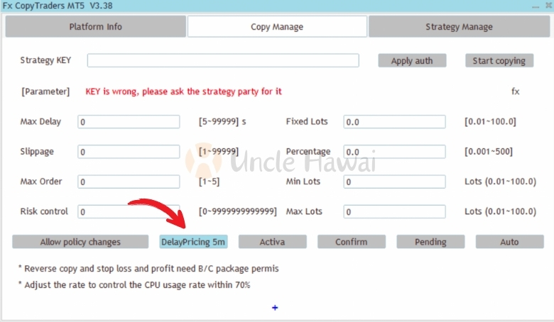 DelayPricing Feature